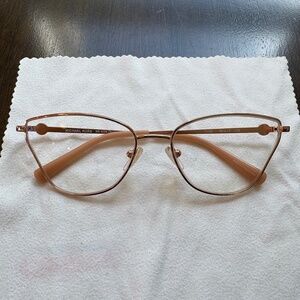 Michael Kors Rose Gold Cat Eye Eyeglass Frames MK3039